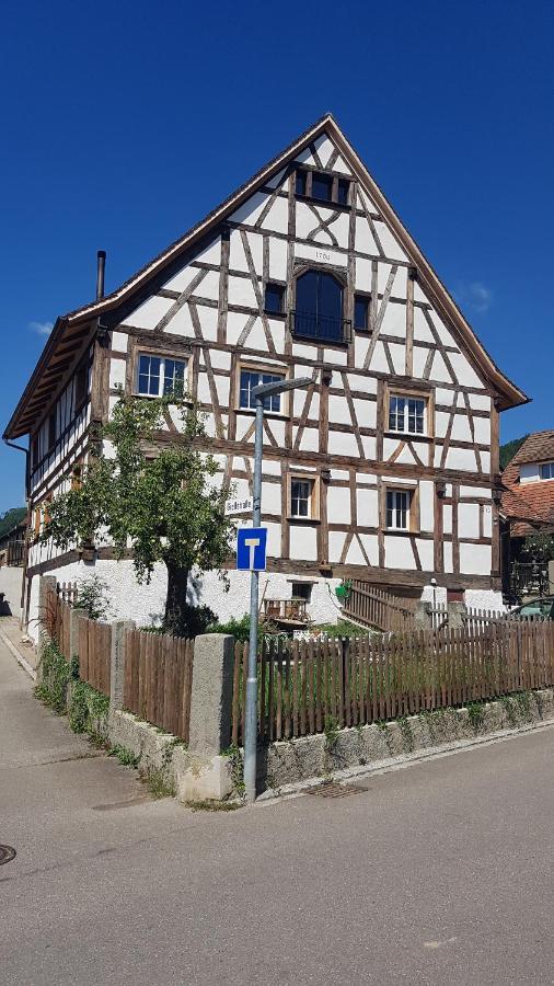 Historisches Fachwerkhaus "Hoher Hirschen" - Stilvolles Studio Und Museales Apartment Mit Romantischem Hof Und Garten Bodman-Ludwigshafen Esterno foto